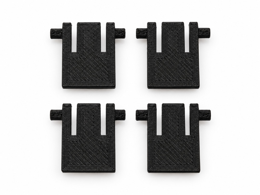 Dell SK-8115 Keyboard Replacement Feet Legs 4 Pack Black PETG 3D Printed